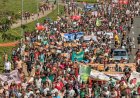 Indígenas marcham em Brasília e pressionam Congresso por demarcações e direitos