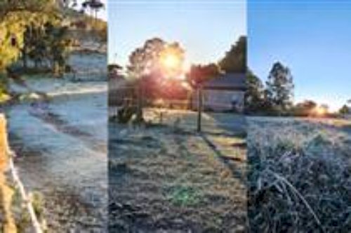 Santa Catarina registra geadas e temperatura mínima de -9°C no início desta semana