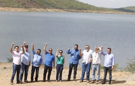 PB: barragem do Projeto de Integração do Rio São Francisco recebe visita de autoridades