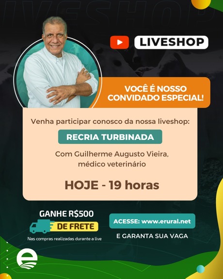 Liveshop - RECRIA TURBINADA