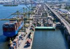 Rio Brasil Terminal recebe portêineres para navios de 24 mil TEUs