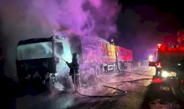 Incêndios no agro mobilizam bombeiros em MT e atingem carreta com soja e barracão