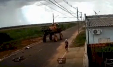 Adolescente morre em acidente com pulverizador agrícola no MT,  assista o vídeo com depoimento  da mãe  do adolescente