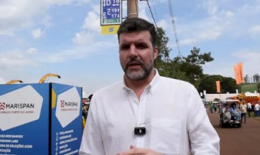 Na Agrishow, Pedro Lupion diz que governo não colocou nenhum real no seguro rural; veja vídeo