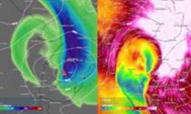 Ciclone traz ventos de até 90 km/h ao Sul e ar polar se espalha até o Sudeste
