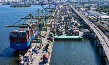 Rio Brasil Terminal recebe portêineres para navios de 24 mil TEUs