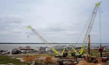 Novo porto de R$ 1 bilhão começa a ganhar forma em Manaus