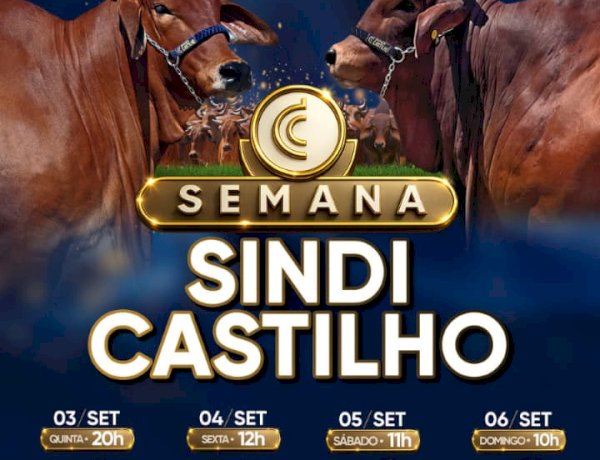 Semana Sindi Castilho! Marque na sua agenda