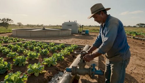 Sistema SARA transforma esgoto em água para irrigação no Semiárido