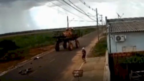 Adolescente morre em acidente com pulverizador agrícola no MT,  assista o vídeo com depoimento  da mãe  do adolescente