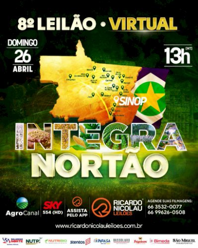 8º LEILÃO VIRTUAL INTEGRA NORTÃO