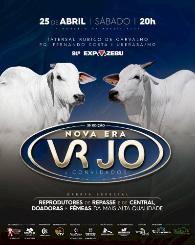 31º LEILÃO NOVA ERA VR JO & CONVIDADOS