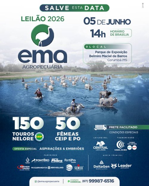 LEILÃO VIRTUAL EMA AGROPECUARIA