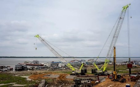 Novo porto de R$ 1 bilhão começa a ganhar forma em Manaus